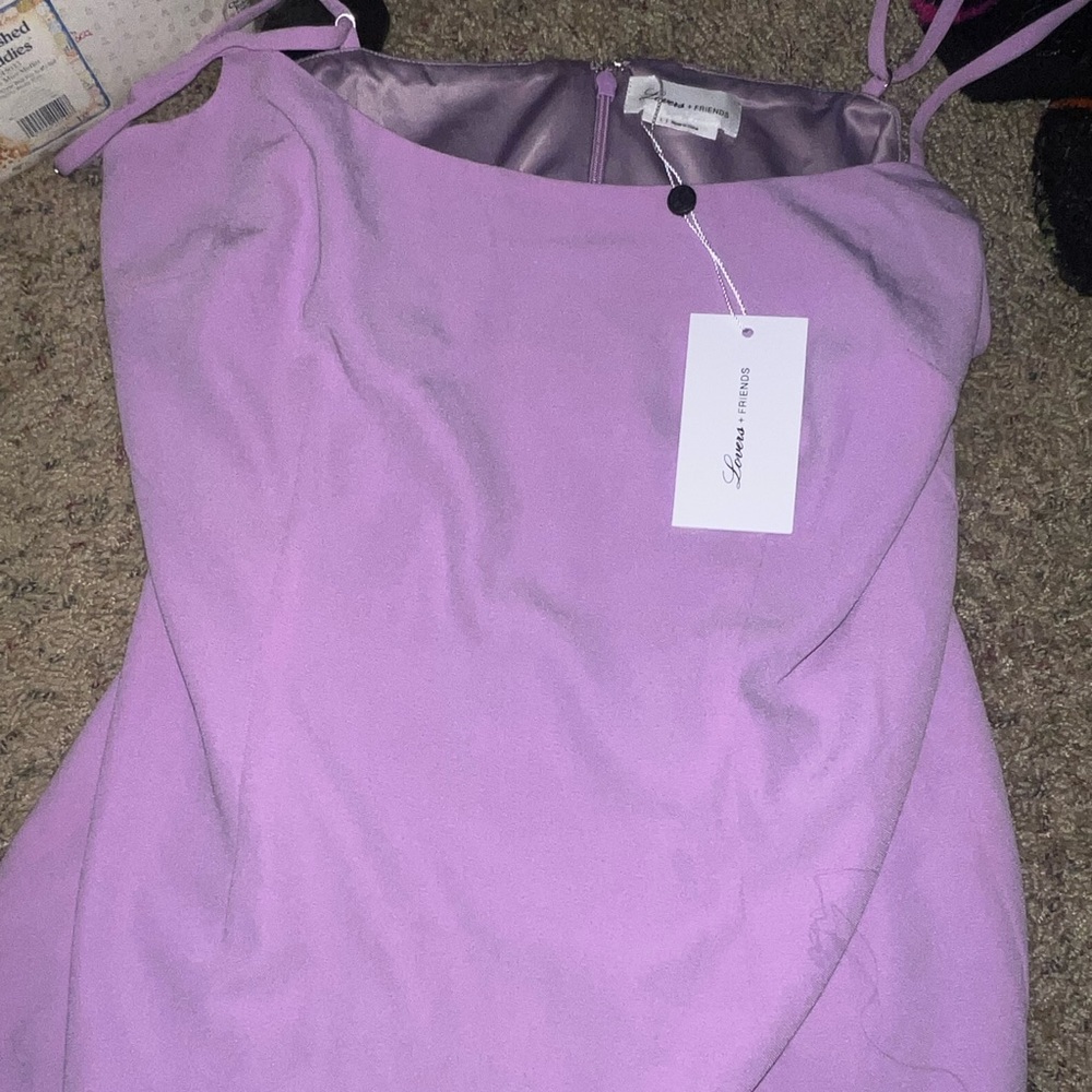 Lovers + Friends Lilac Mini Dress